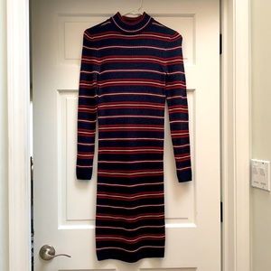 NWT Noisy May Mock Turtle MIDI Knit Dress